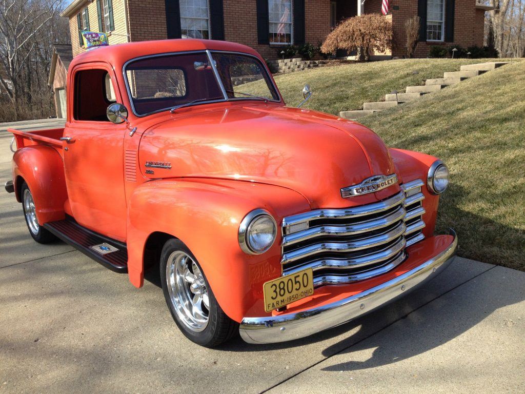 newer engine 1950 Chevrolet pickup