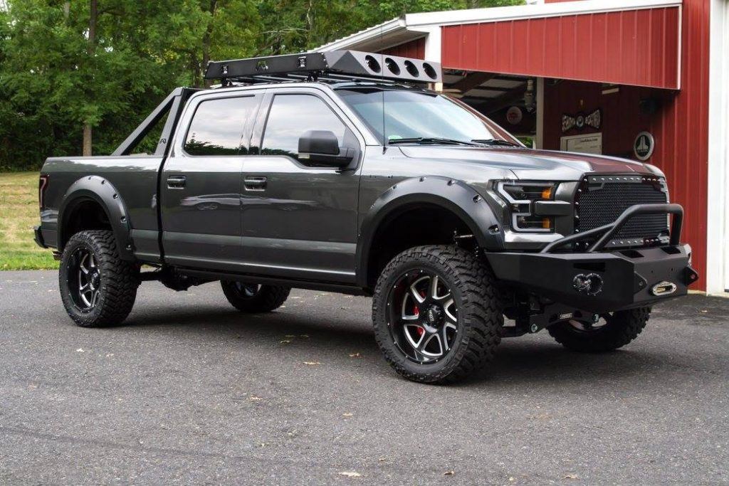 lifted 2016 Ford F 150 Super Crew Cab pickup