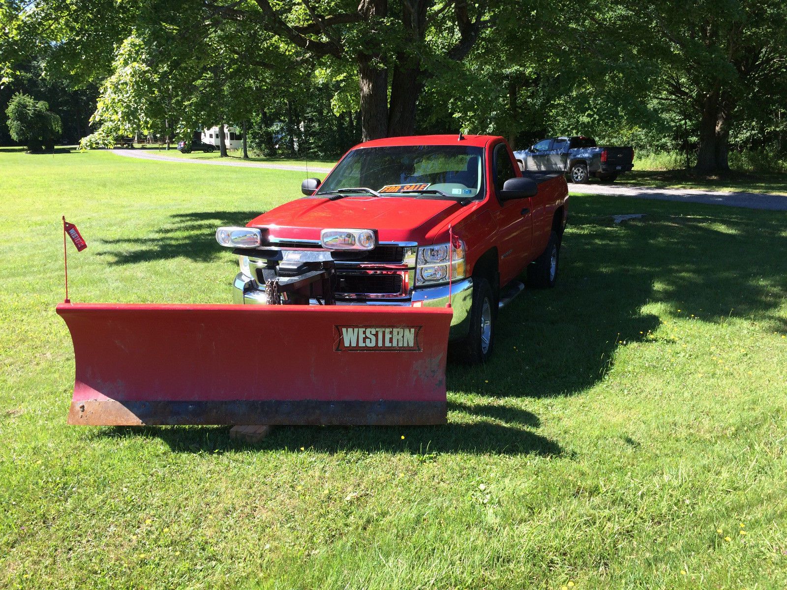 snow plow 2008 Chevrolet Silverado 2500 pickup for sale
