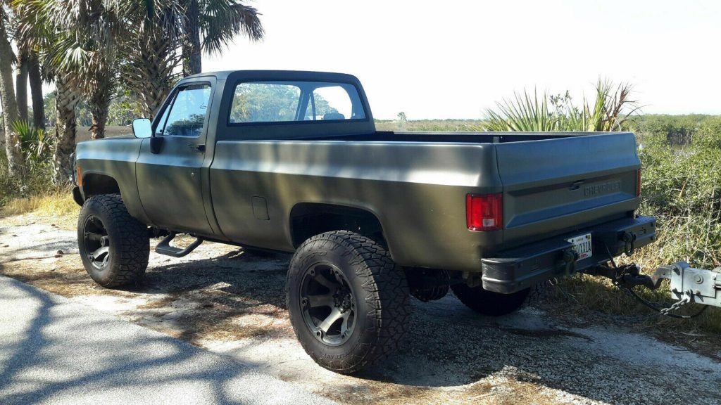 older front clip 1985 Chevrolet M1008 CUCV Longbed Pickup