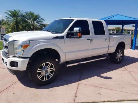 well equipped 2014 Ford F 250 Platinum king Ranch Lariat pickup for sale