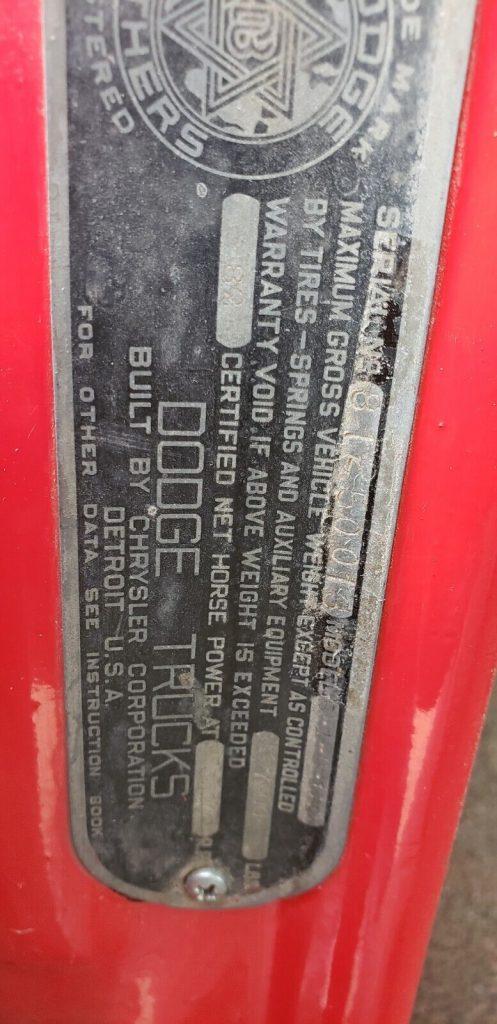 1948 Dodge Dump Pickup like D100, D150