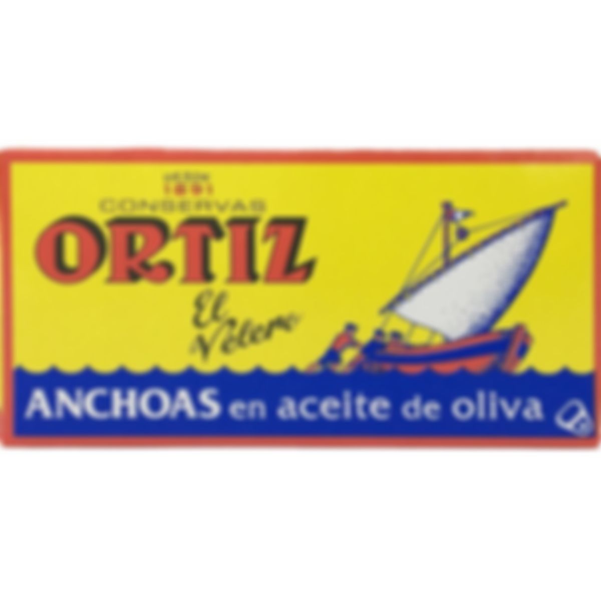 Ortiz Conservas El Velero Anchoas en Aceite de Oliva, 47.5g