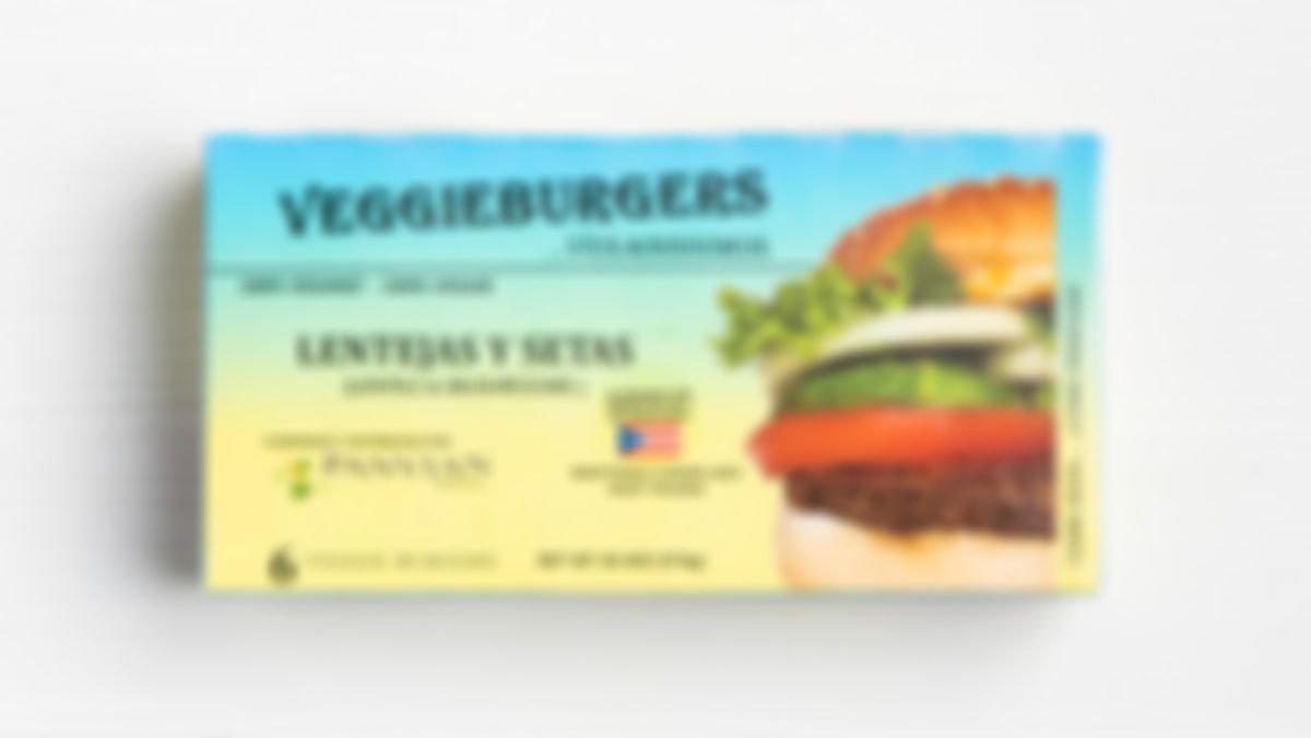 Veggie burger de setas y lentejas