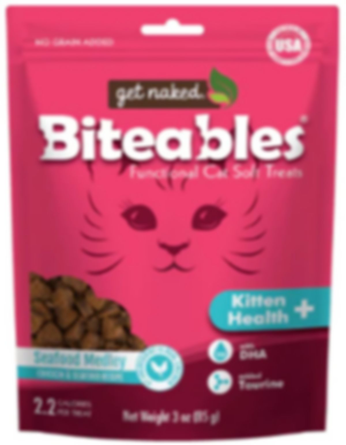 Get Naked Kitten Health + Biteable Cat Treats (3 oz)