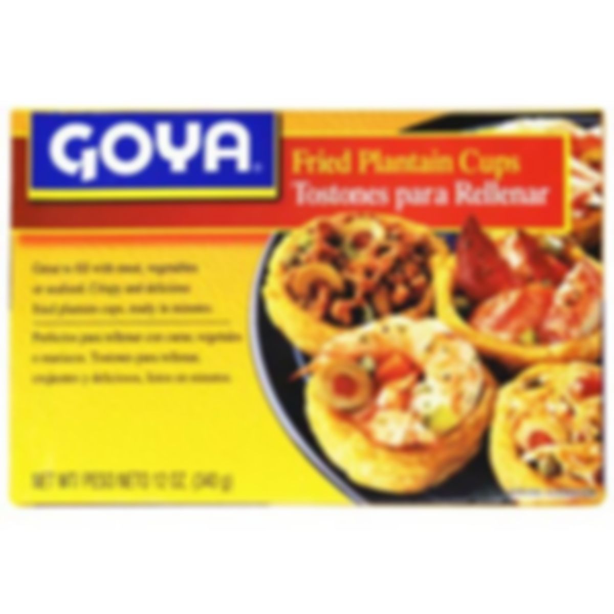 Tostones para rellenar (12 oz)