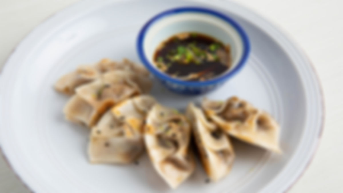 Mafafo & kimchi dumplings