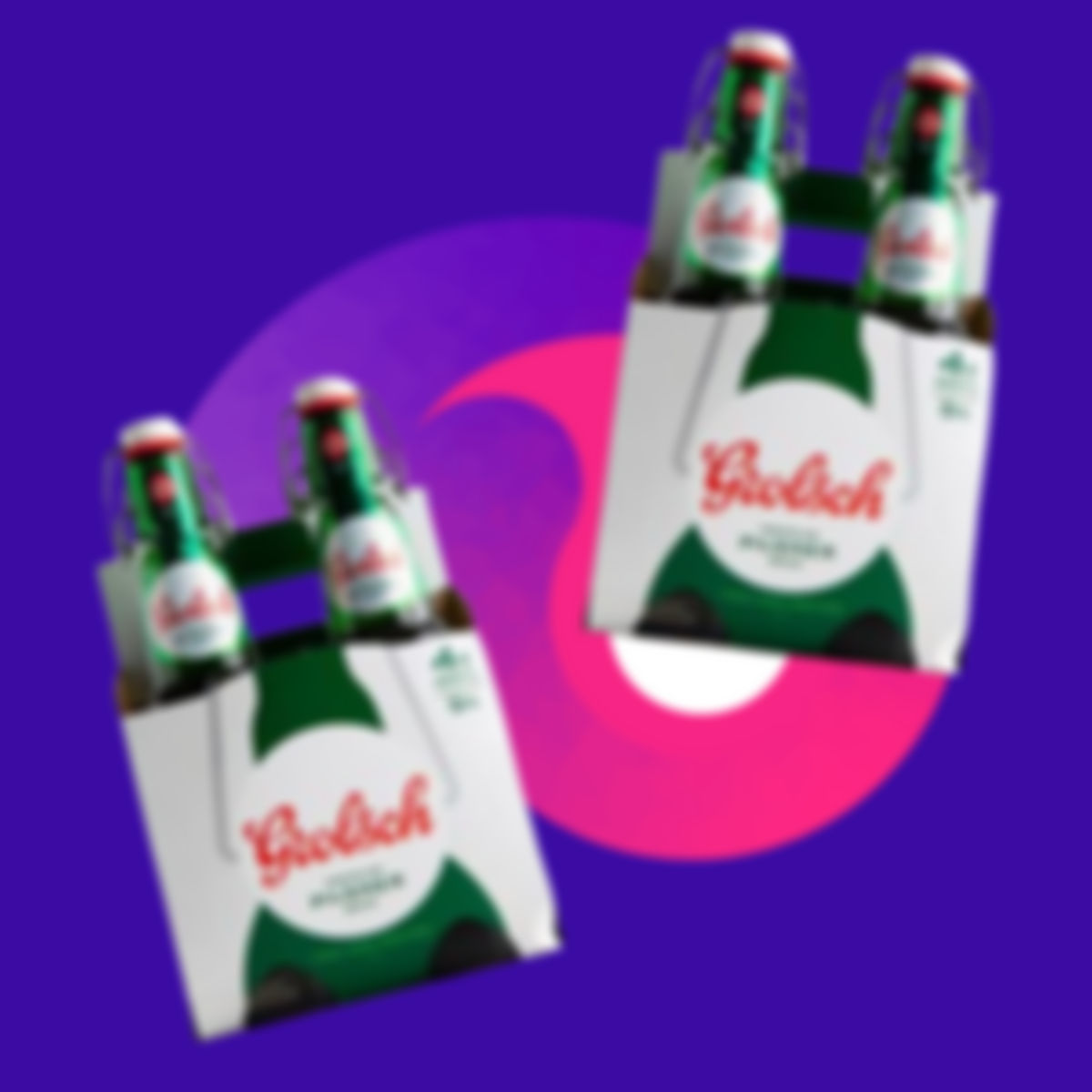 2x - Grolsch Six Pack Premium Pilsner Cerveza