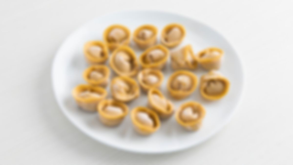 Tortellini de setas y queso