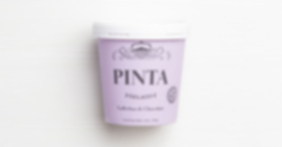 Gelato galletas chocolate, Pinta