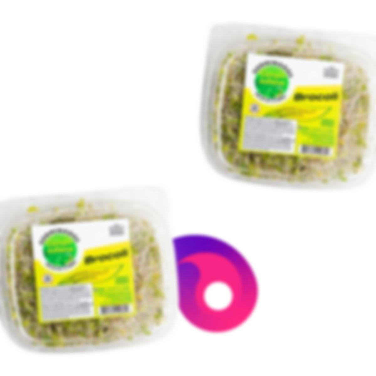 2x - Germinados de brócoli, 3 oz