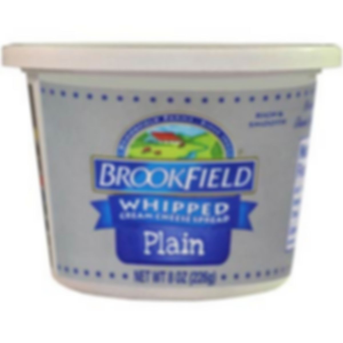 BROOKFIELD PLAIN WHIPPED CREAM CHEESE 8 OZ