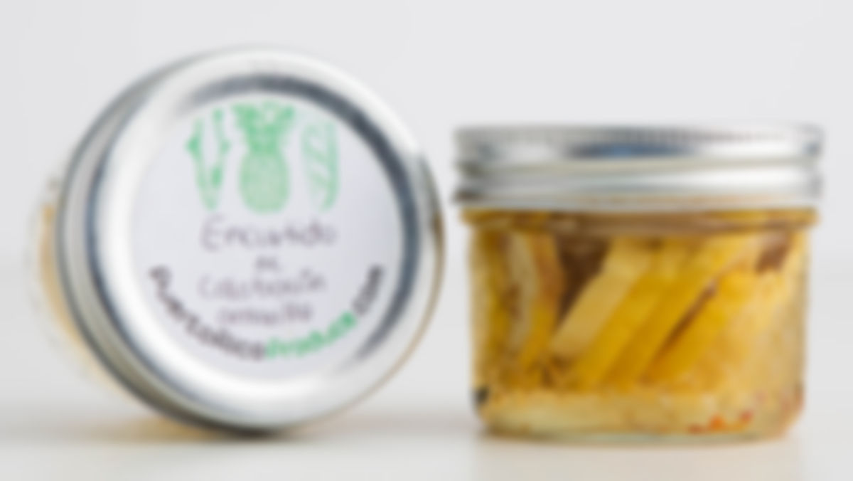 Pickled yellow squash, 4 oz