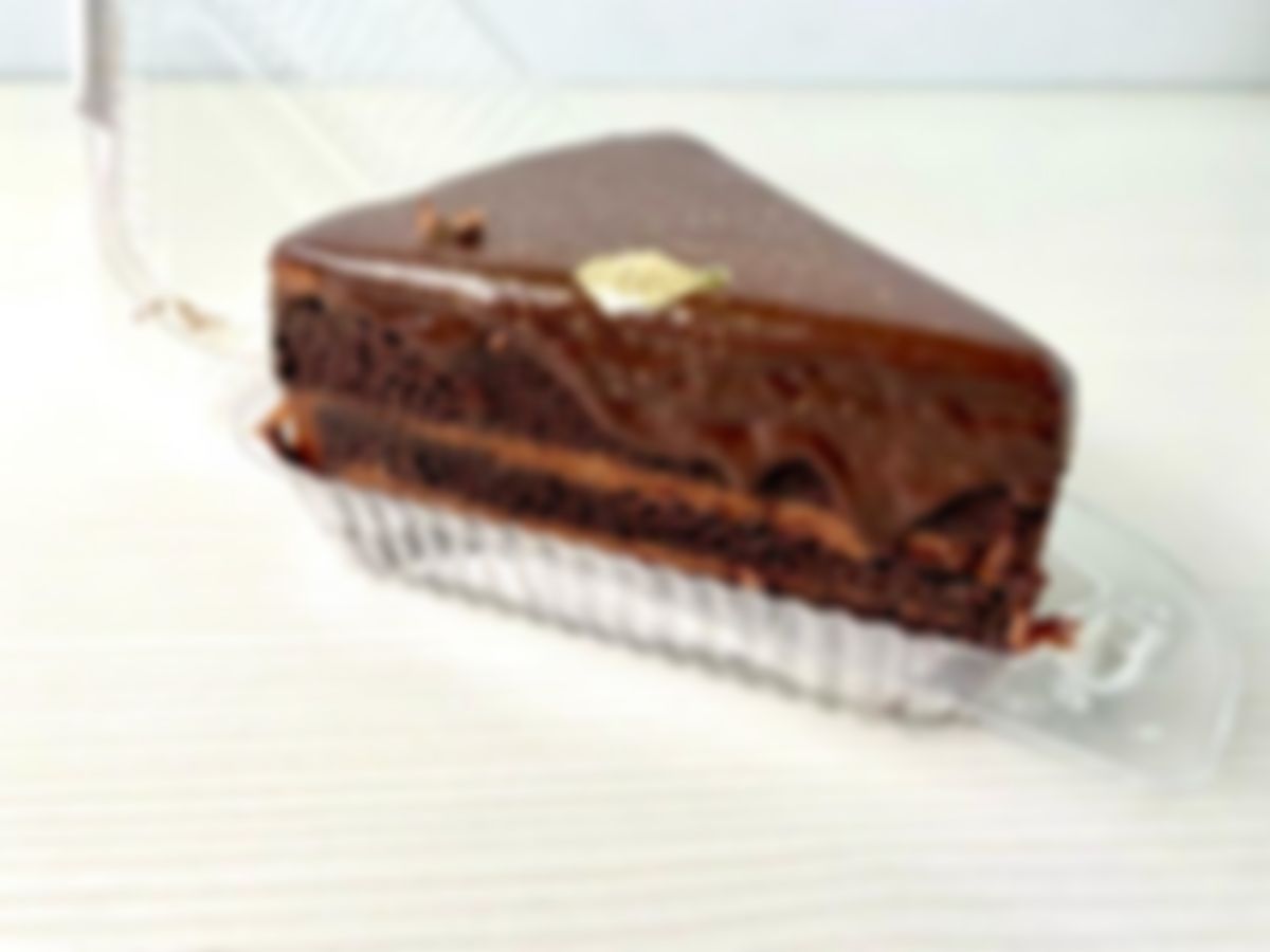 Bizcocho de chocolate, cafe y sal de mar