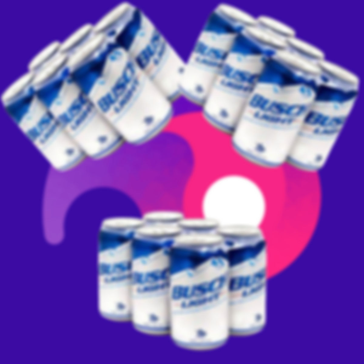 3x - Cerveza Busch Light Can, Six Pack