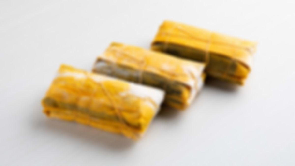 Pasteles de yuca con cerdo