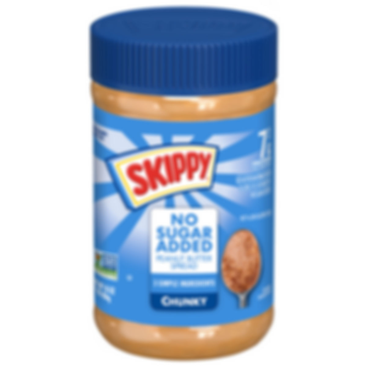 Skippy peanut butter no sugar added chunky