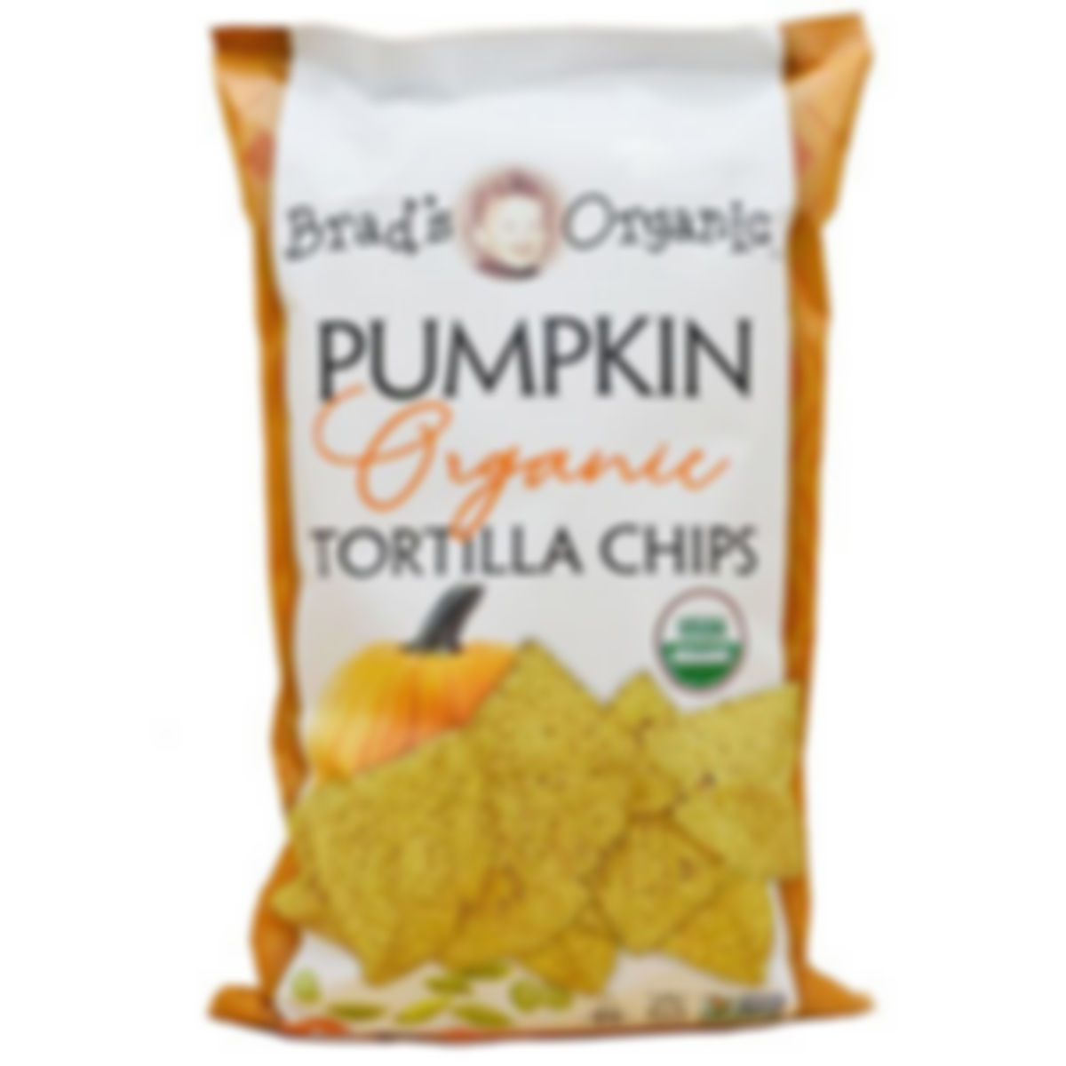 Tortillas chips calabaza, Brads Organic 8 oz