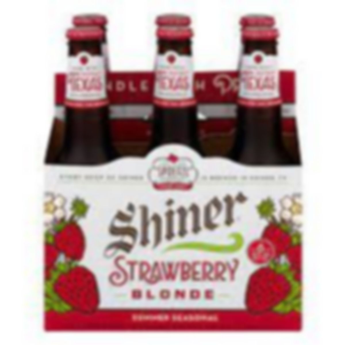 Shiner Strawberry Blonde Beer, 6pack