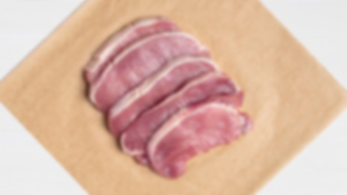 Cerdo: chuletas sin hueso
