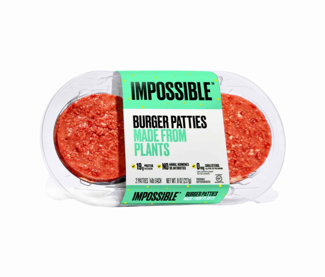 Plant Based Meat Patty Impossible 2 De 4 Oz Entrega A Tu Puerta 