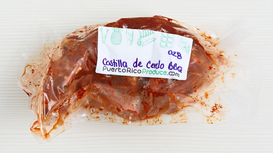 Pork marinated BBQ ribs Delivered to your door