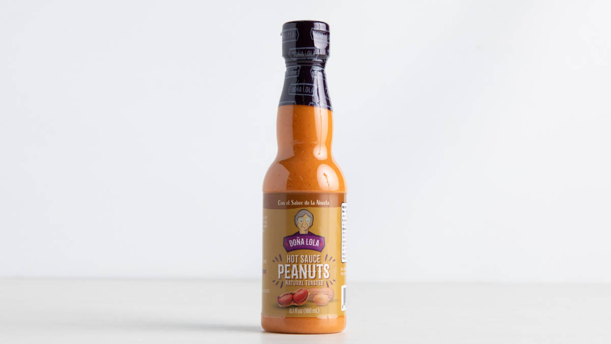 Peanuts Natural Roasted Hot Sauce, Doña Lola