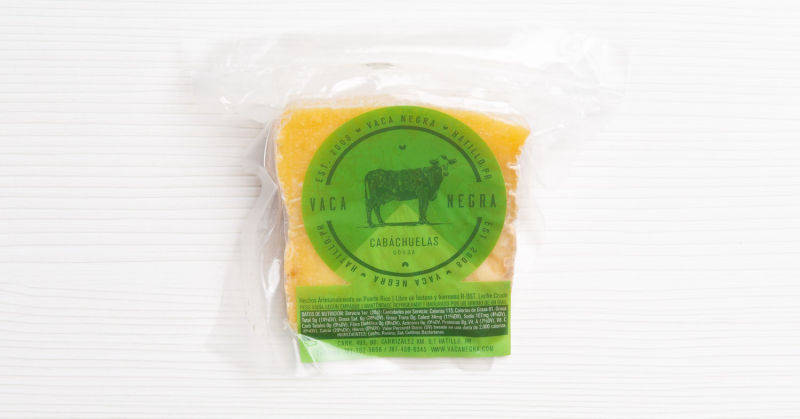 Queso Cabachuelas, gouda, Vaca Negra, 8 oz