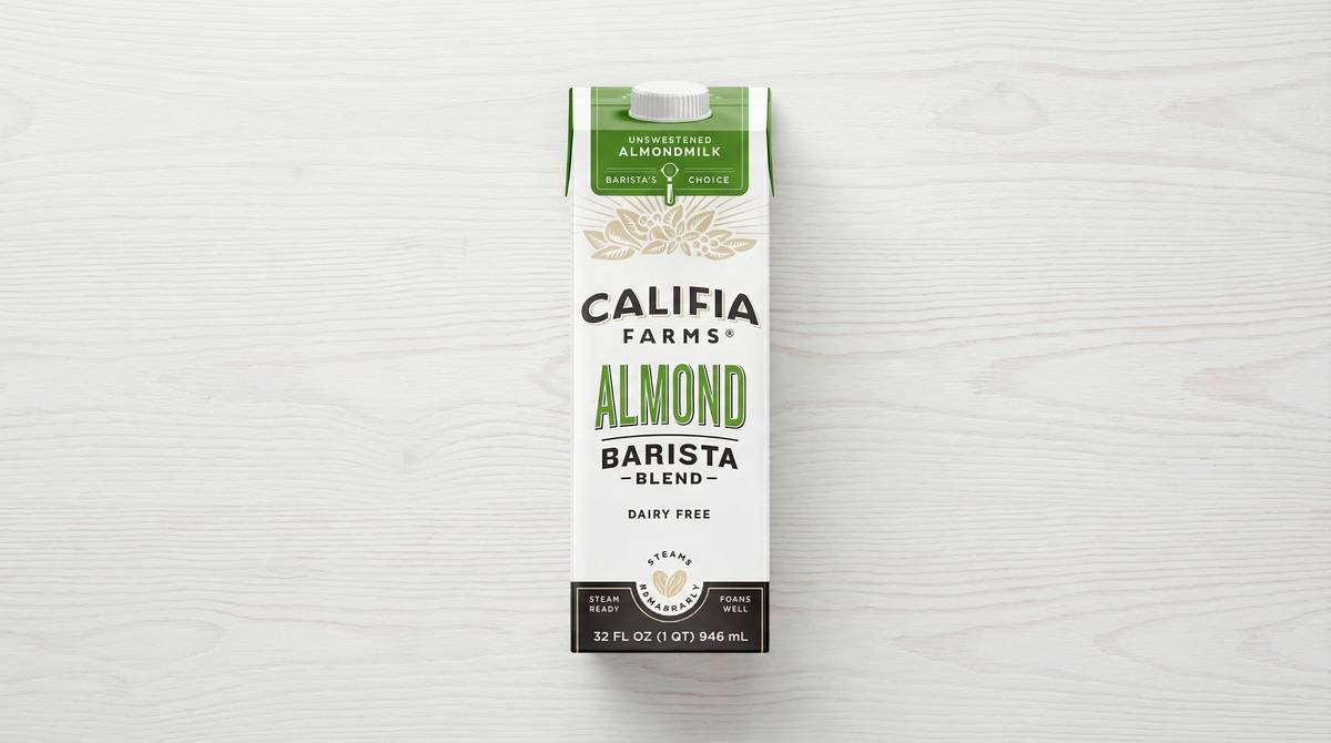 Califia Farms Almond sin azúcar Barista 32 oz