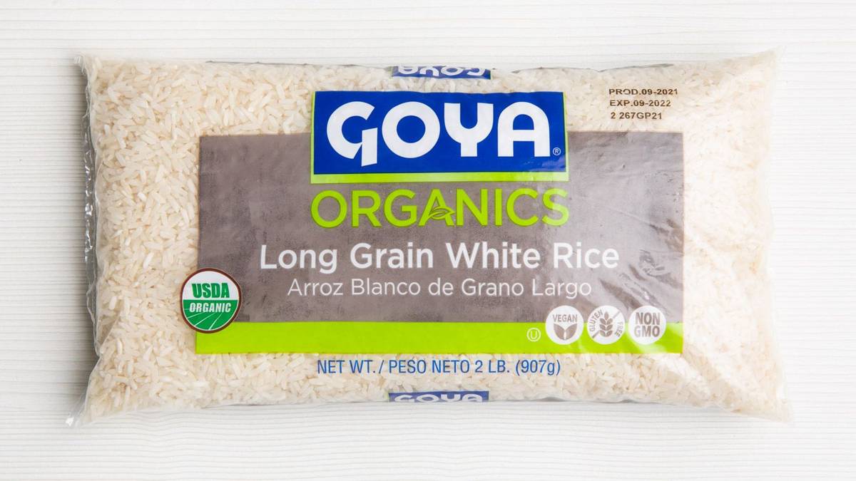 Arroz blanco de grano largo orgánico, Goya