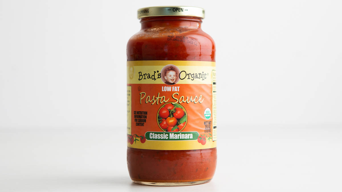 Salsa marinara para pasta, Brad's Organic