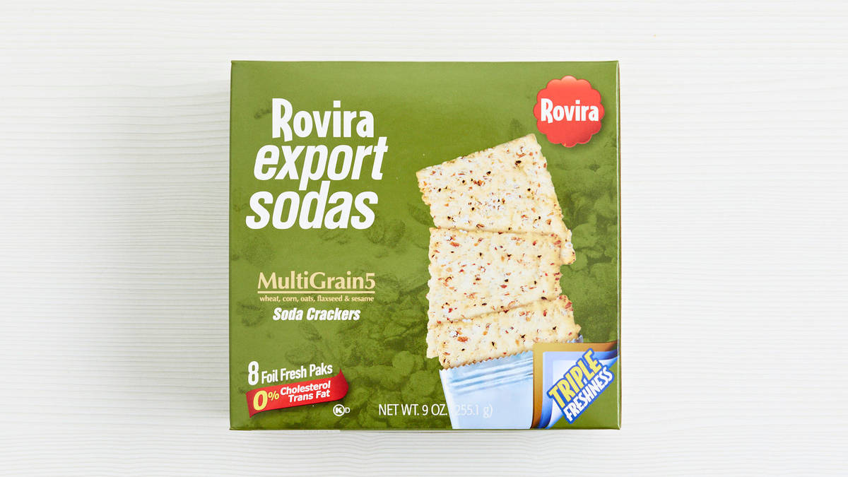 Galletas de soda multigrano, Rovira Export Soda Multigrain