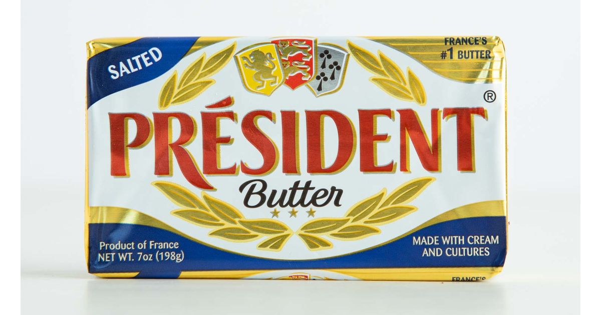 Butter, salted, President, 7 oz