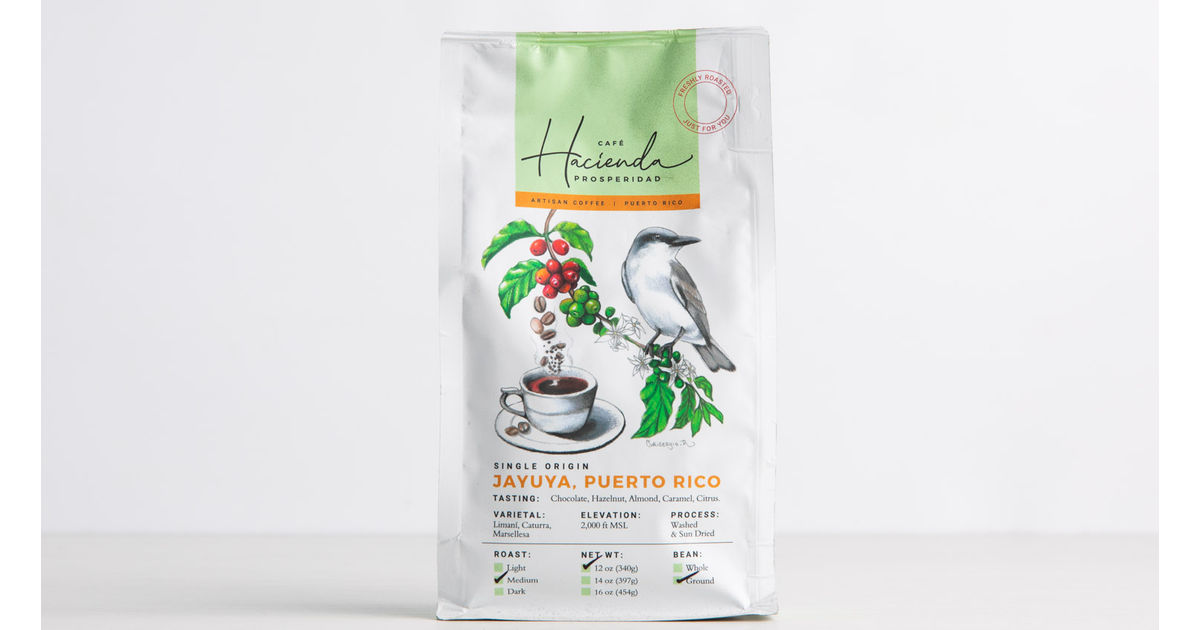 Cafe Hacienda Prosperidad (molido, 12 oz)