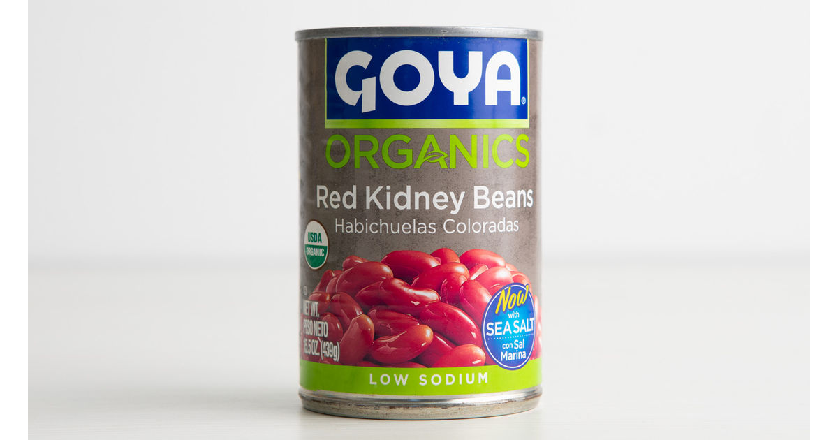 Organic red kidney beans, Goya