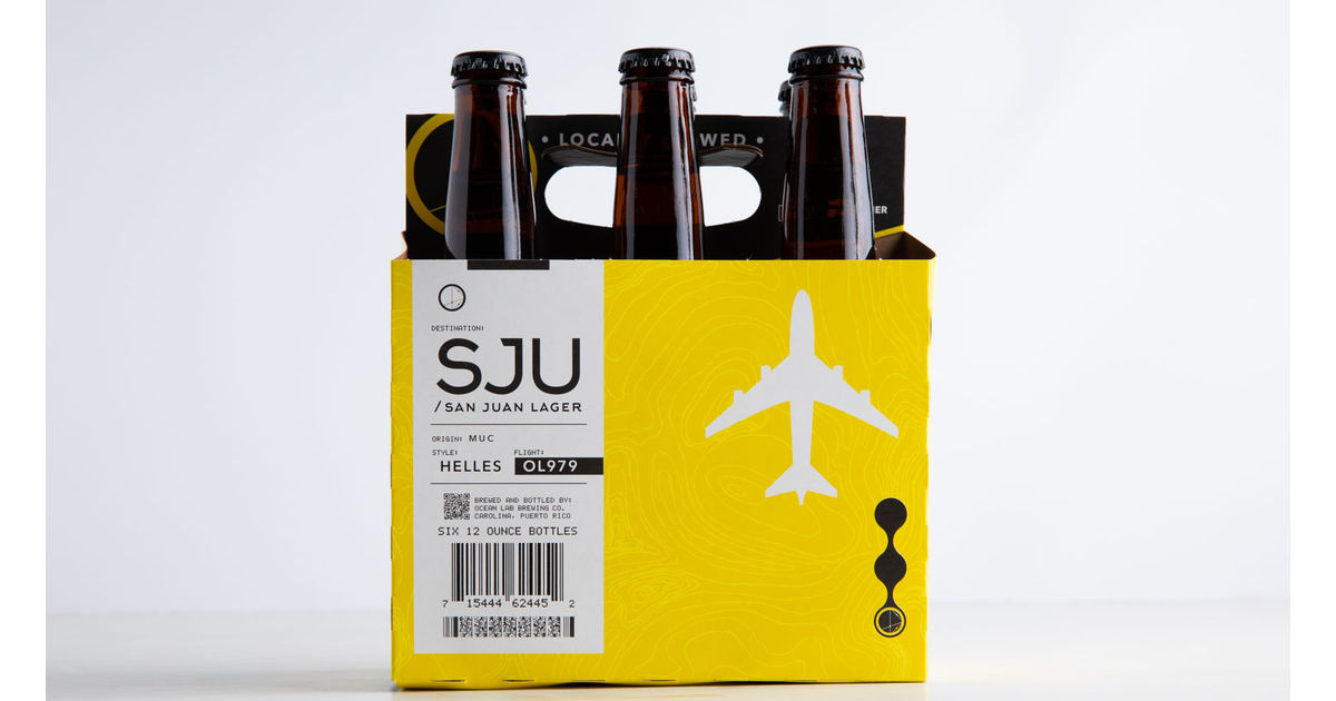 Ocean Lab SJU Lager beer