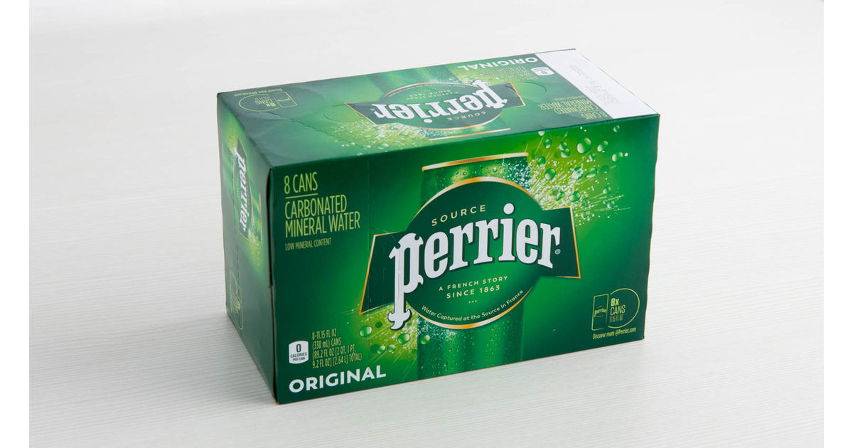 Perrier original cans (8 Pack) 