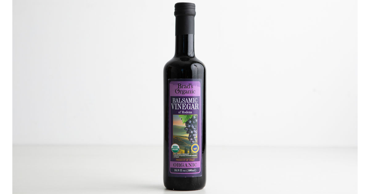 Organic balsamic vinegar, Brad's Organic