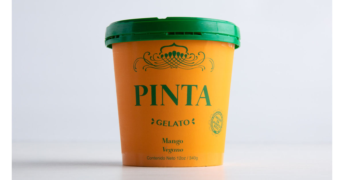 Gelato Mangó Vegano, Pinta