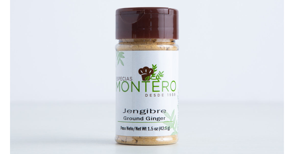 Jengibre molido, Montero, 1.5 oz