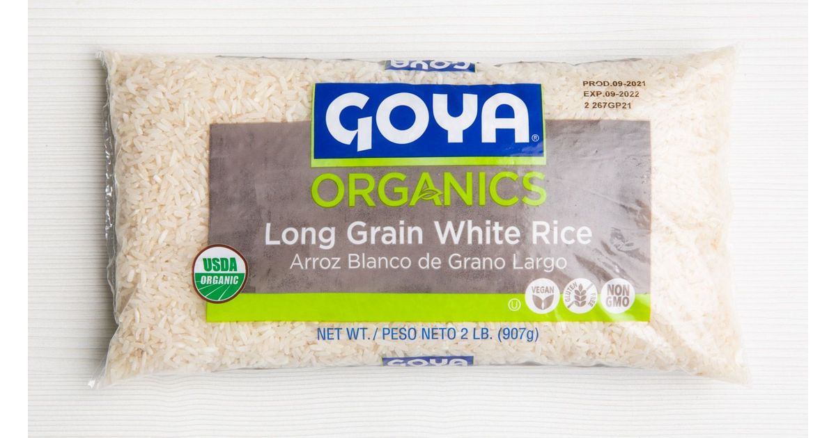 Arroz blanco de grano largo orgánico, Goya
