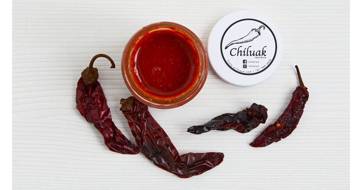 Morita chile sauce with garlic