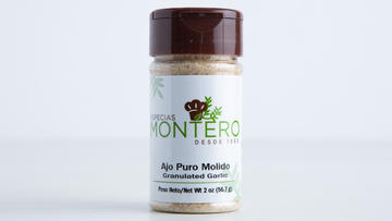 Ajo puro molido, Montero, 2 oz