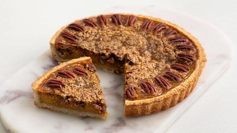 Tarta de calabaza y pecanas 7.5"