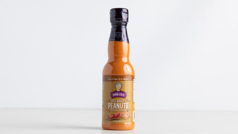 Peanuts Natural Roasted Hot Sauce, Doña Lola