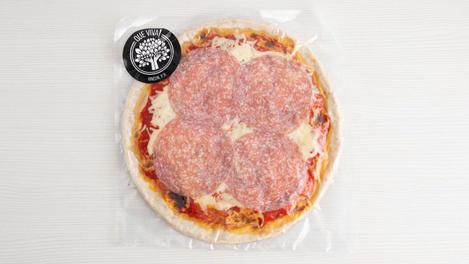 Pizza de salami génova, Que Viva!