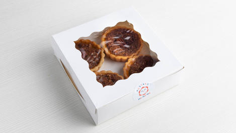 Mini Tarta de calabaza y pecanas