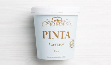 Gelato coco, Pinta