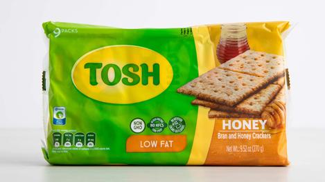 Galletas Tosh, Salvado y miel