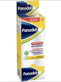 Panadol Cold Flu (1 paquete con 2 tabletas)